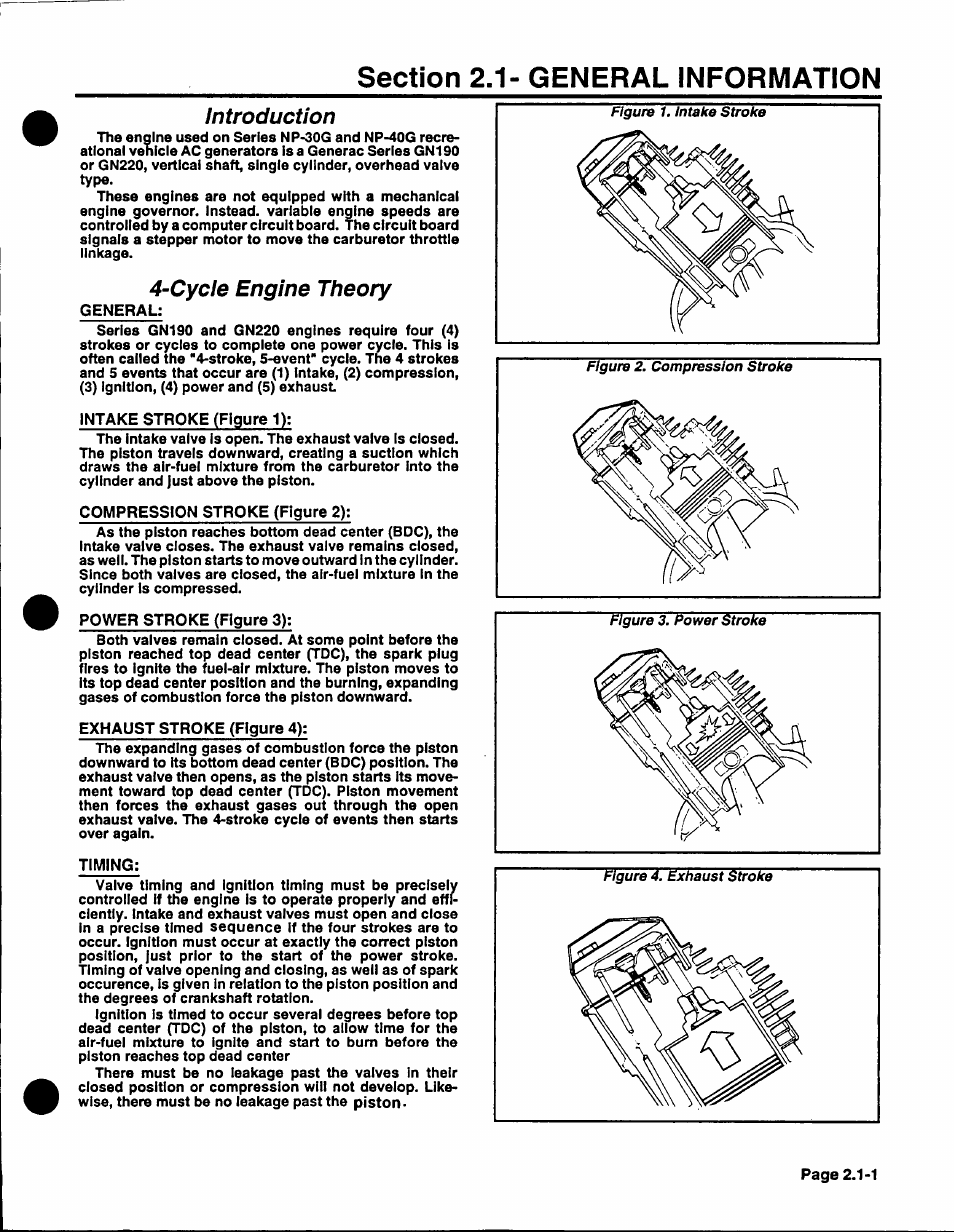 Introduction, Cycle engine theory | Generac Power Systems NP-40G User Manual | Page 34 / 126