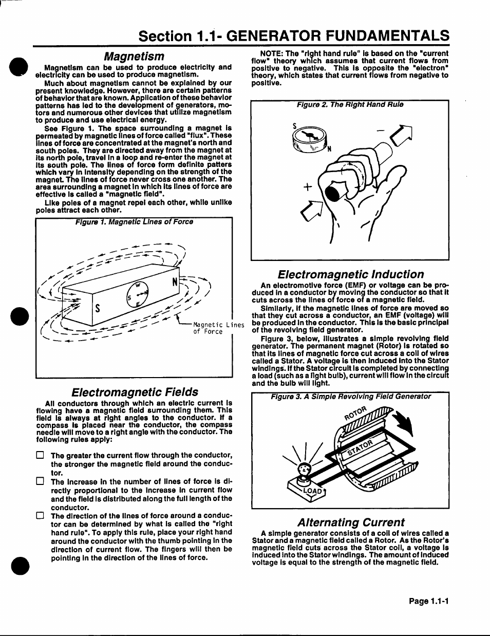 Magnetism, Electromagnetic fields, Electromagnetic induction | Alternating current | Generac Power Systems NP-40G User Manual | Page 5 / 126