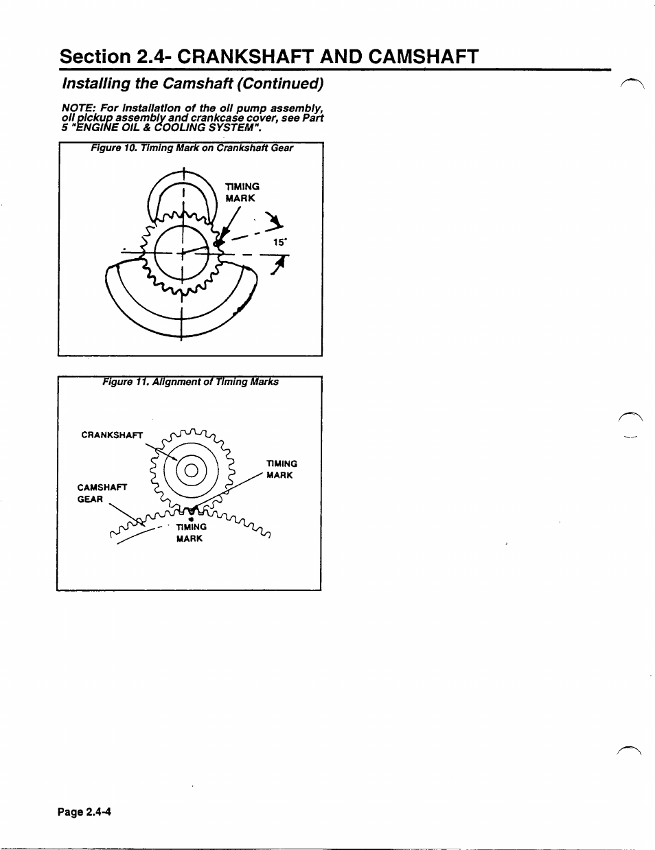 Installing the camshaft (continued) | Generac Power Systems NP-40G User Manual | Page 51 / 126