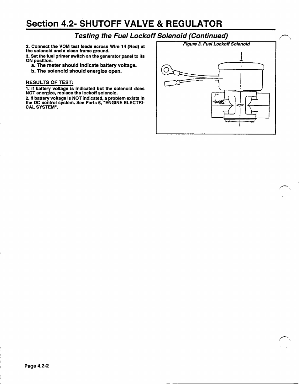 Testing the fuel lockoff solenoid (continued) | Generac Power Systems NP-40G User Manual | Page 73 / 126