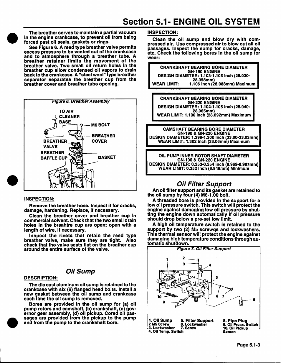 Oil sump, Oil filter support | Generac Power Systems NP-40G User Manual | Page 79 / 126