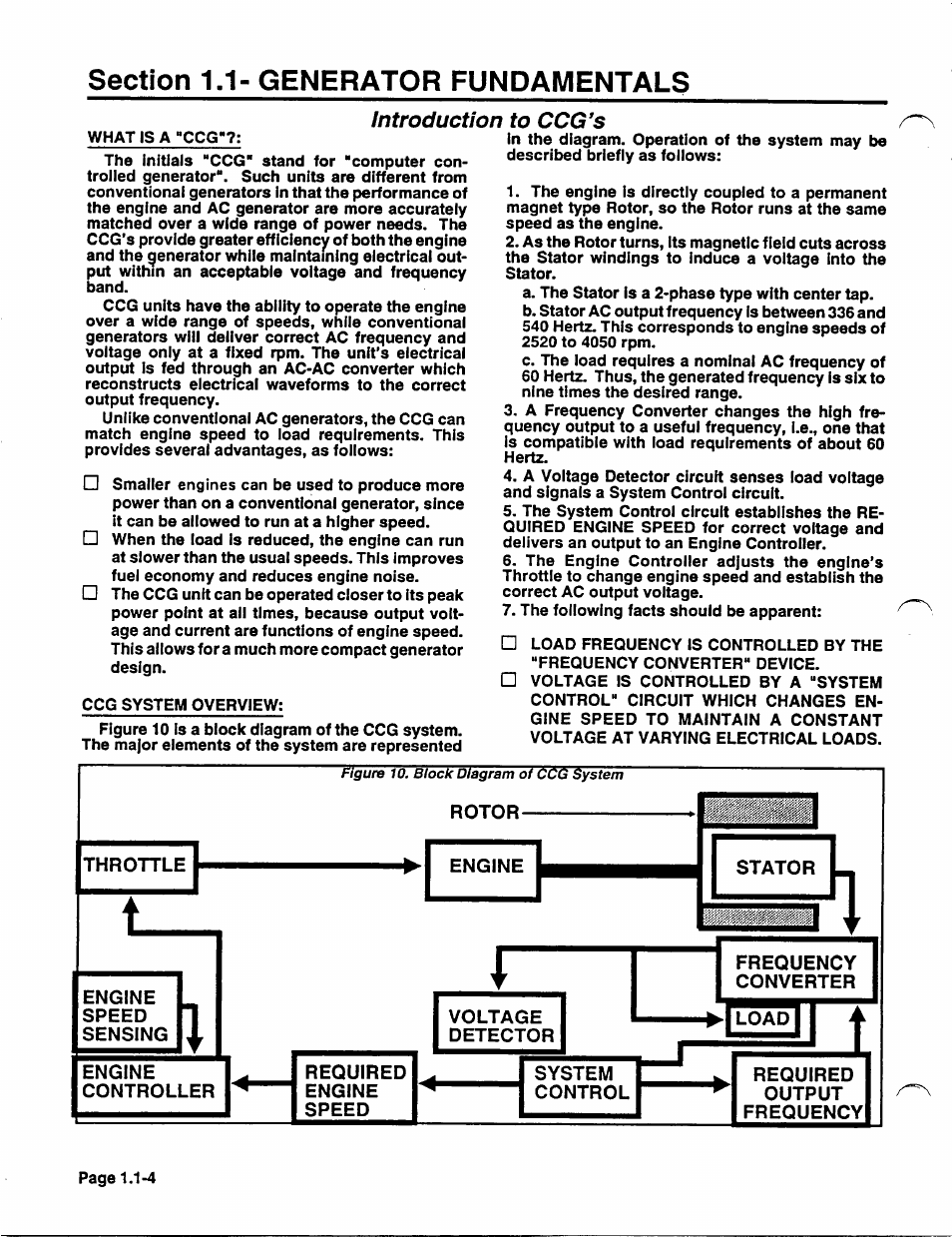 Introduction to ccg’s | Generac Power Systems NP-40G User Manual | Page 8 / 126