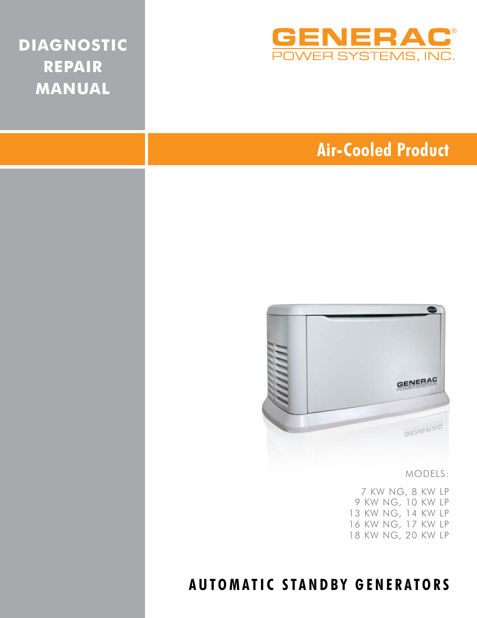 Generac Power Systems 8 kW LP User Manual | 192 pages