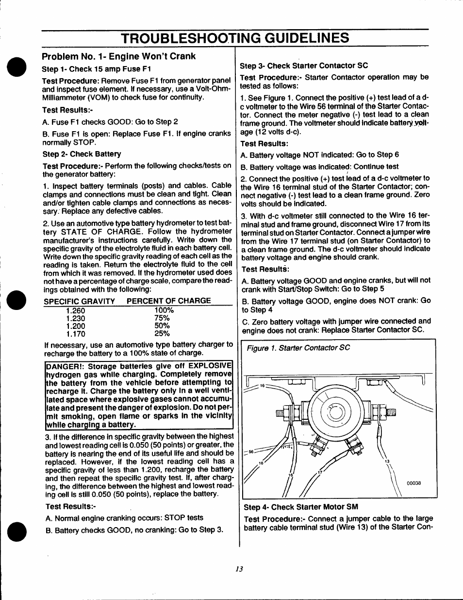 Troubleshooting guidelines | Generac Power Systems IM Series User Manual | Page 15 / 36