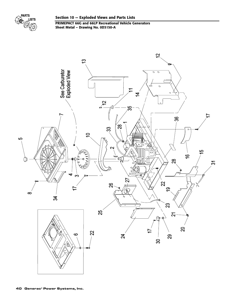 Generac Power Systems 009600-5 User Manual | Page 42 / 60