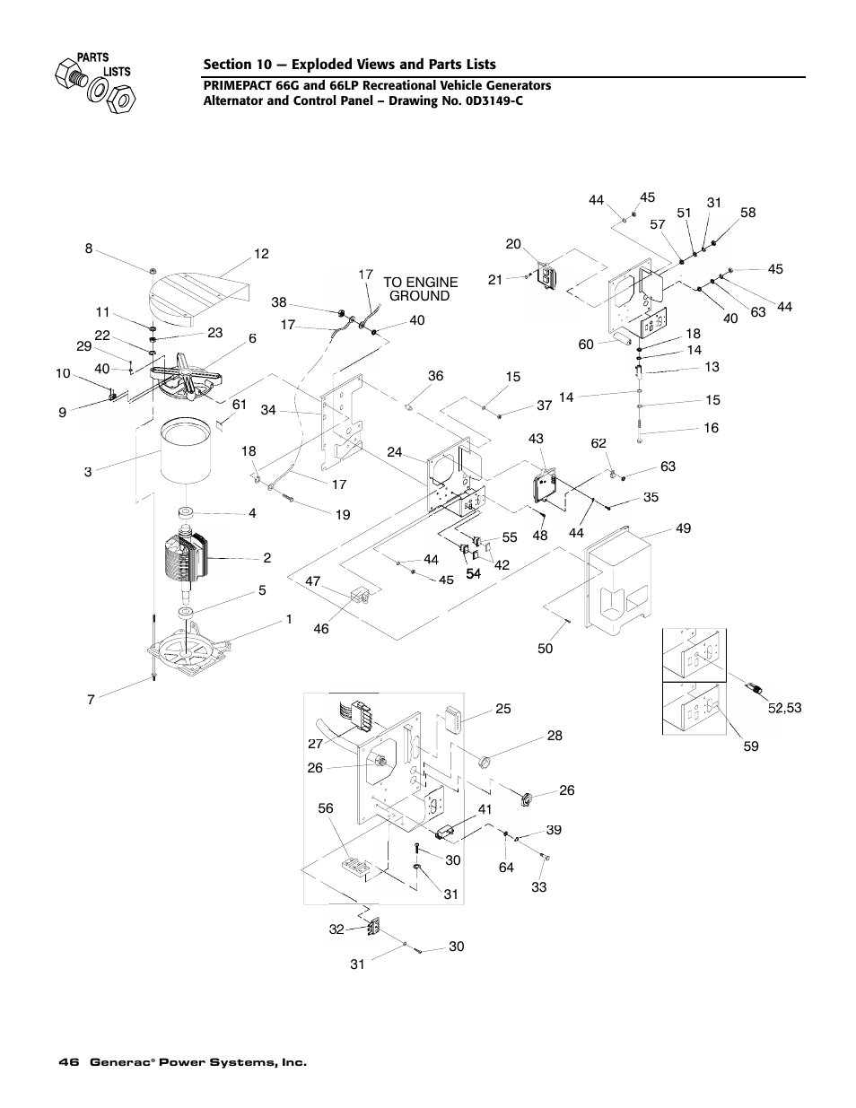 Generac Power Systems 009600-5 User Manual | Page 48 / 60