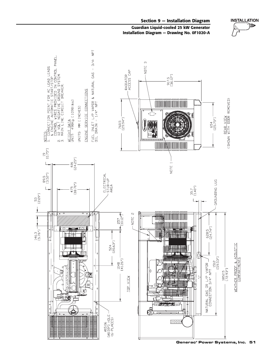 Generac Power Systems GUARDIAN ELITE 005040-0 User Manual | Page 53 / 56