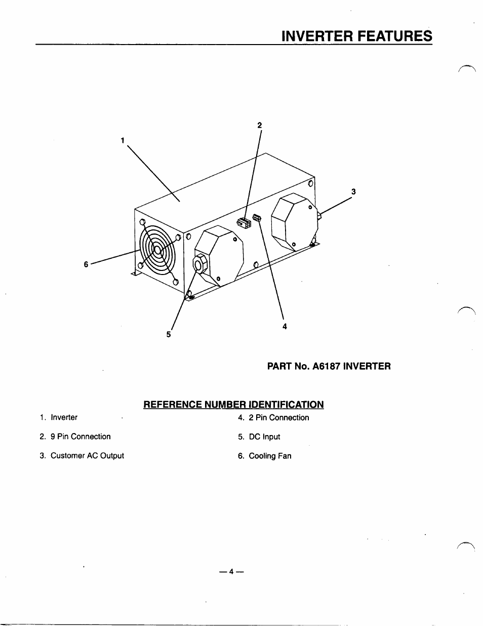 Inverter features | Generac Power Systems 0940-1 User Manual | Page 6 / 56