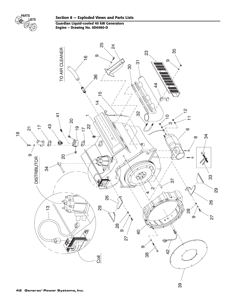 Generac Power Systems 004626-5 User Manual | Page 44 / 64