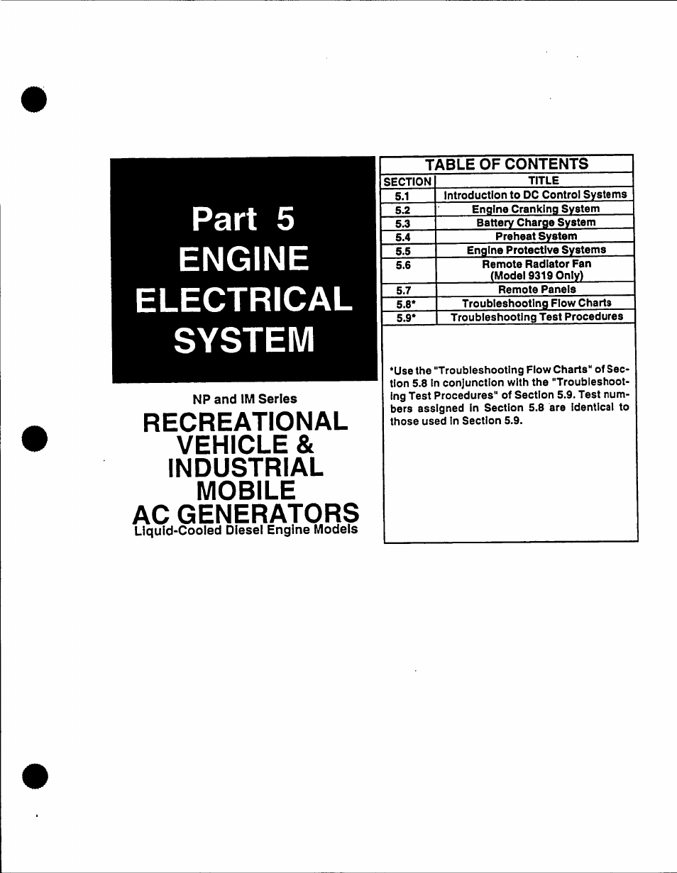 Part 5 engine electrical system | Generac Power Systems 53187 User Manual | Page 106 / 152