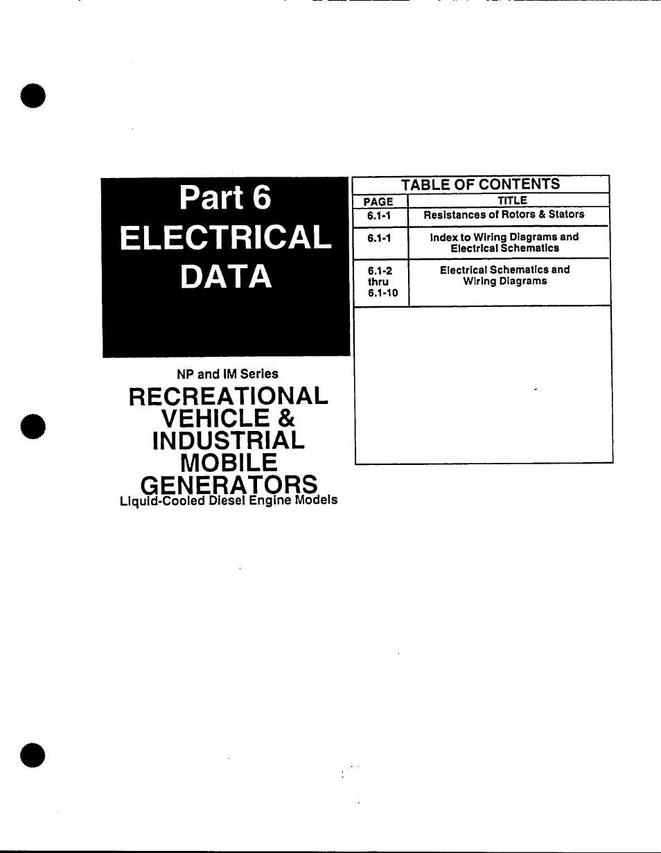 Part 6 electrical data | Generac Power Systems 53187 User Manual | Page 141 / 152