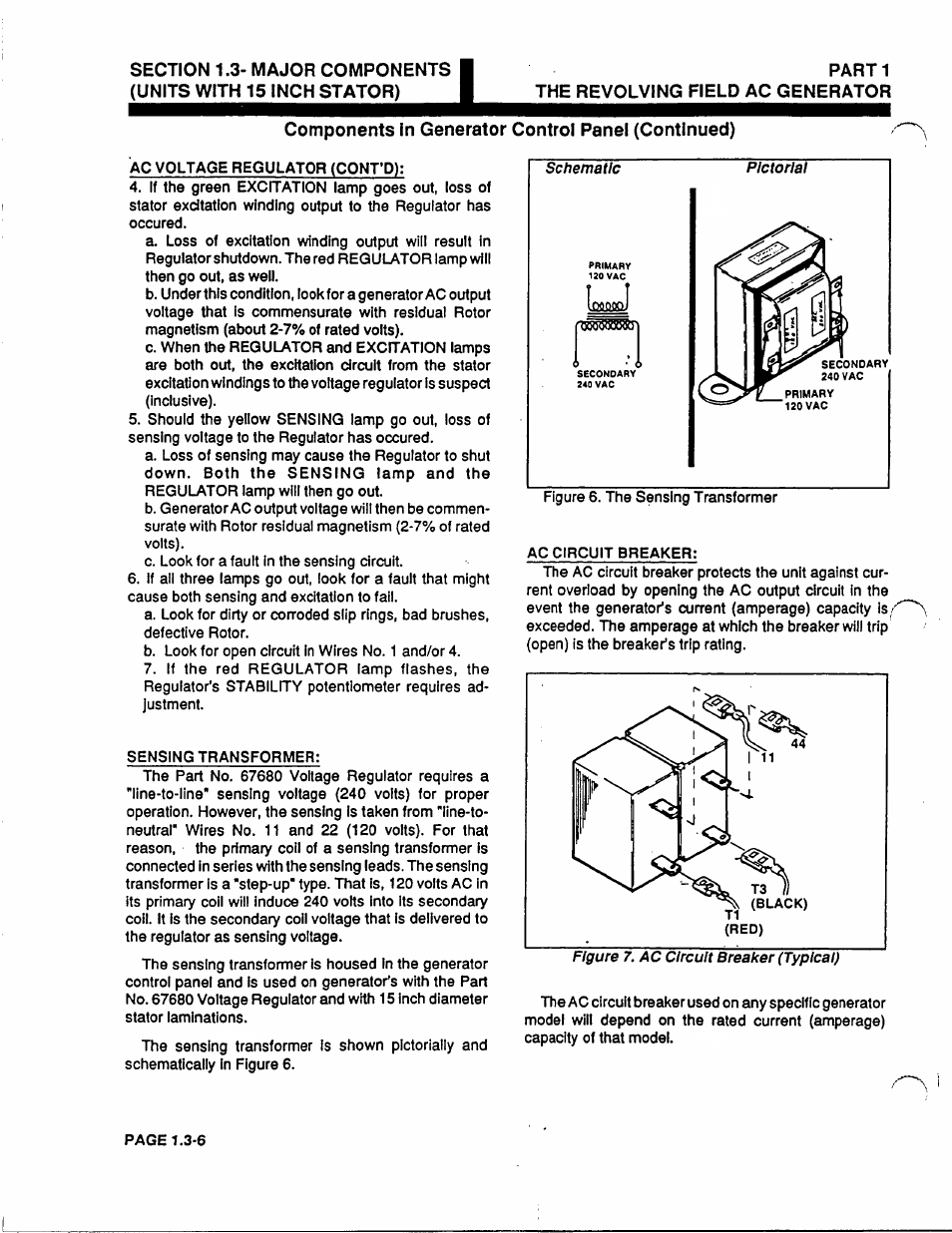 Part 1 the revolving field ac generator | Generac Power Systems 53187 User Manual | Page 16 / 152