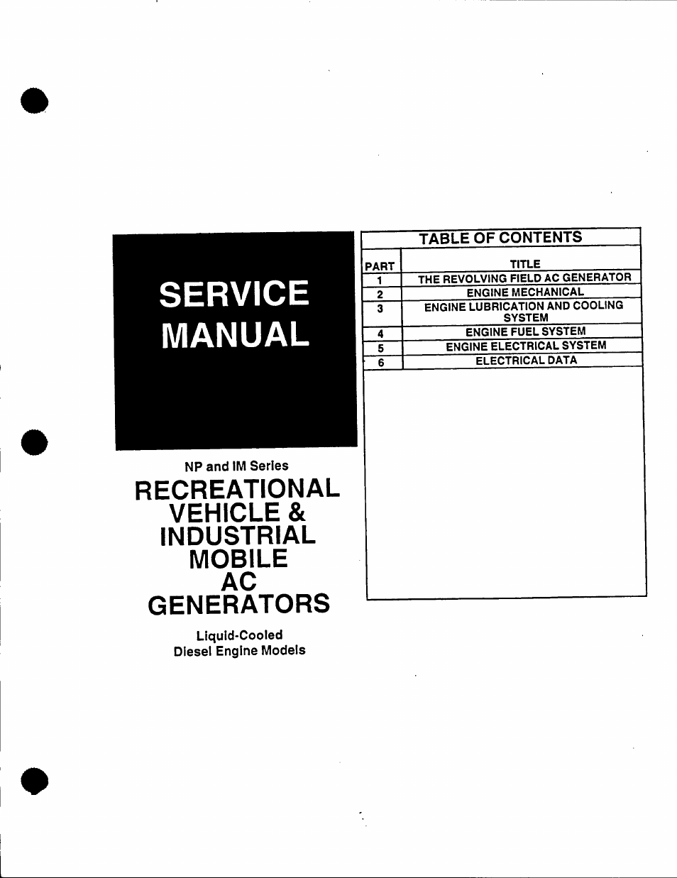 Service manual | Generac Power Systems 53187 User Manual | Page 3 / 152