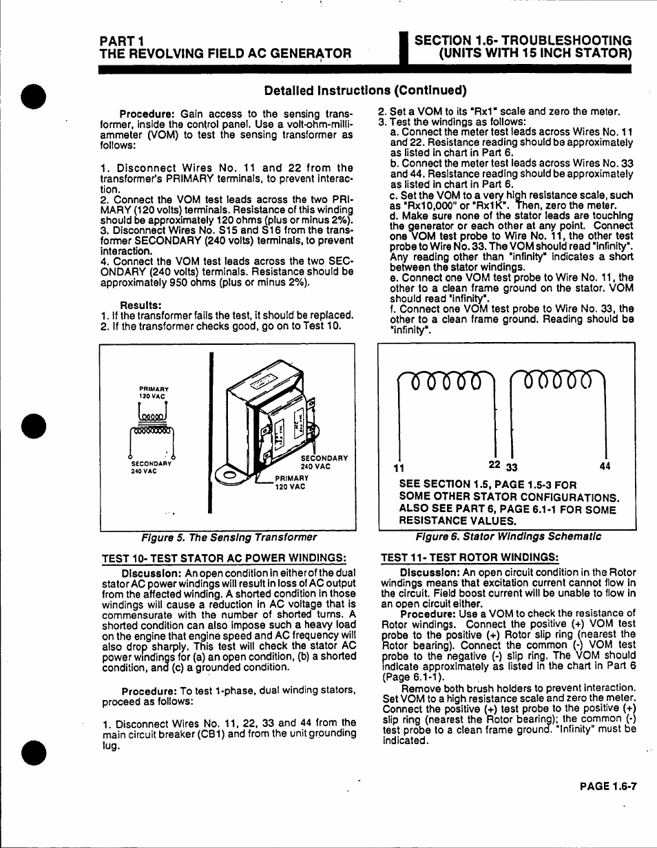 Nmnrin, Nmnrin rwirrti, Parti the revolving field ac generator | Generac Power Systems 53187 User Manual | Page 35 / 152