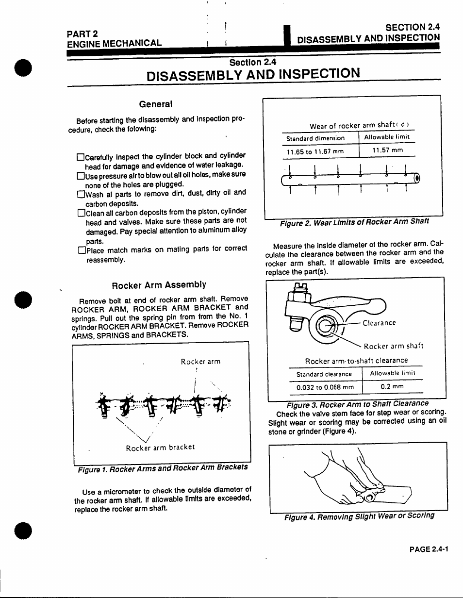 Disassembly and inspection, General, Rocker arm assembly | Generac Power Systems 53187 User Manual | Page 70 / 152