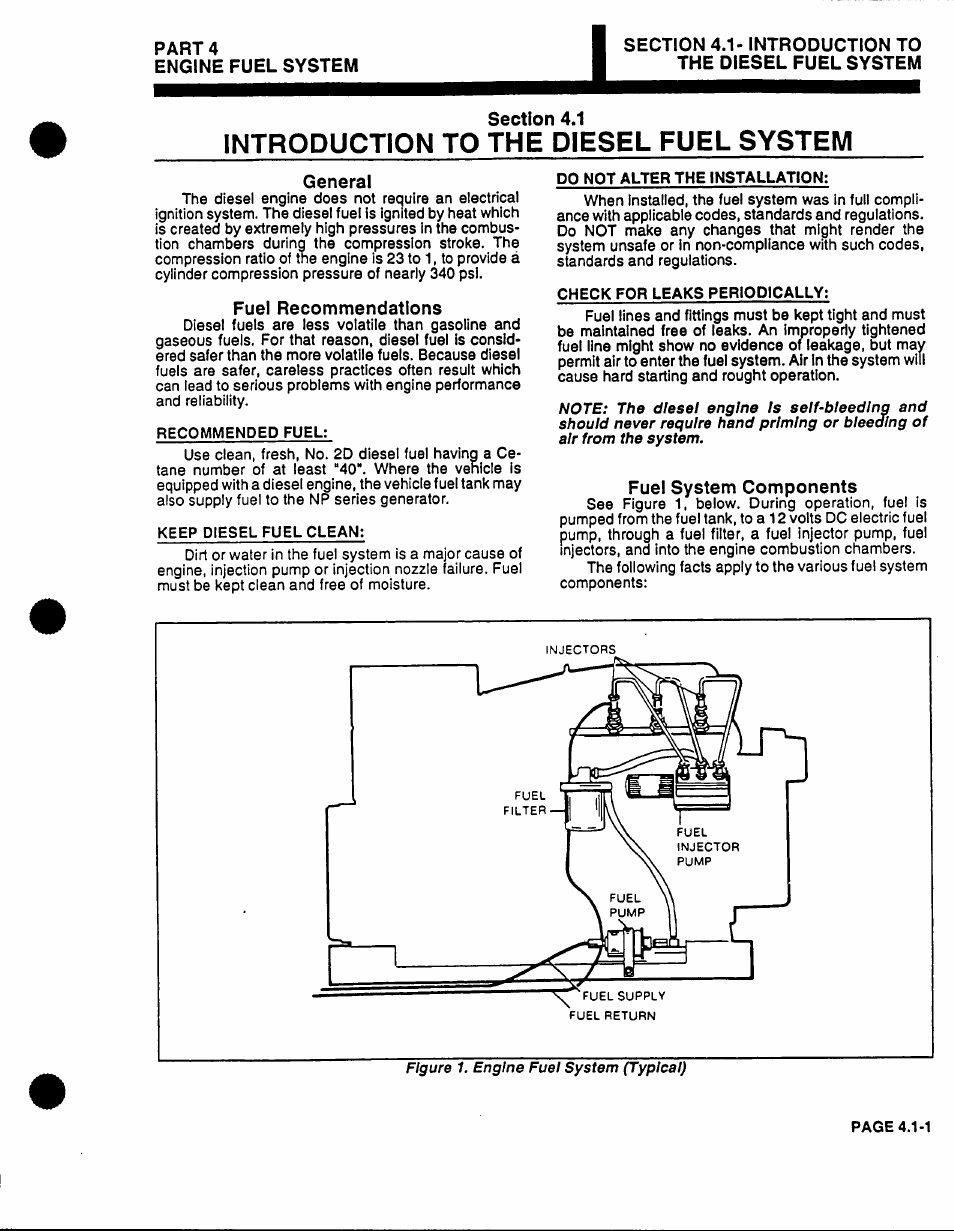 Introduction to the diesel fuel system | Generac Power Systems 53187 User Manual | Page 96 / 152