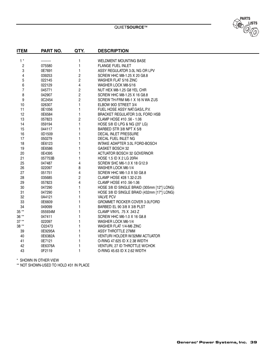 Generac Power Systems 004917-4 User Manual | Page 41 / 48