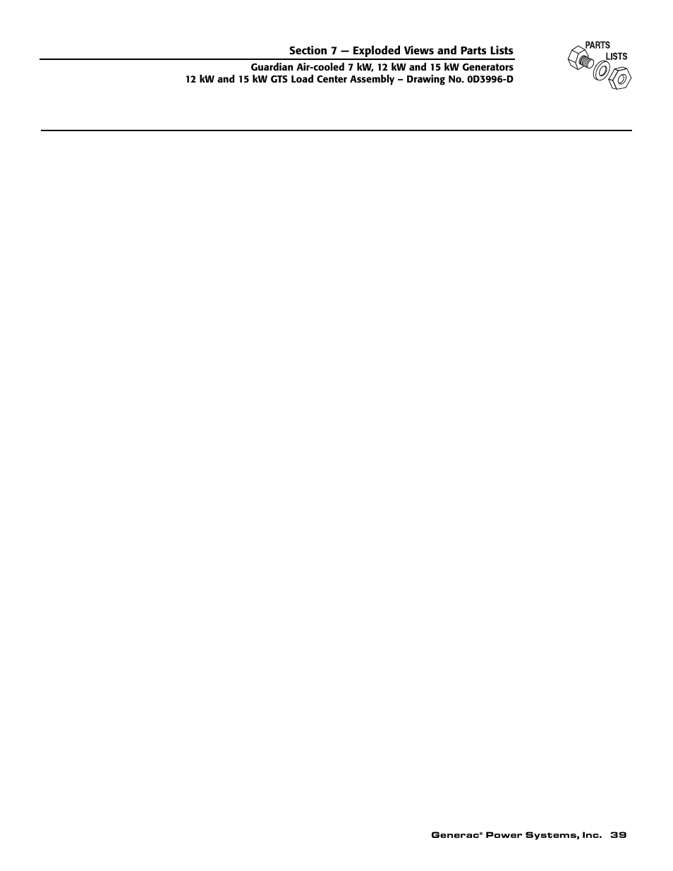 Generac Power Systems 04389-1 User Manual | Page 41 / 60