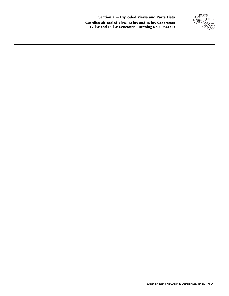 Generac Power Systems 04389-1 User Manual | Page 49 / 60