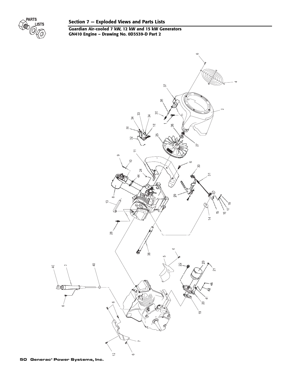 Generac Power Systems 04389-1 User Manual | Page 52 / 60