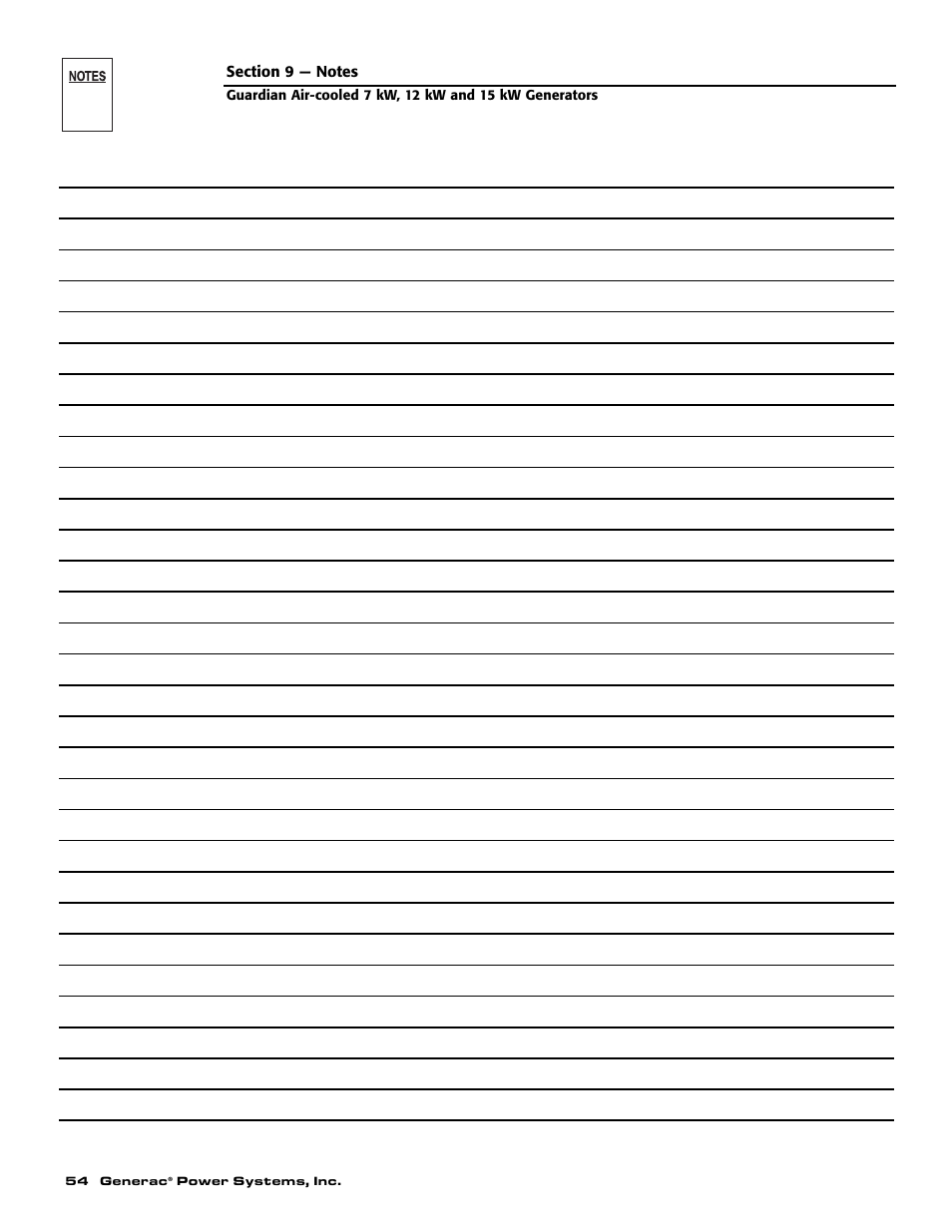 Generac Power Systems 04389-1 User Manual | Page 56 / 60