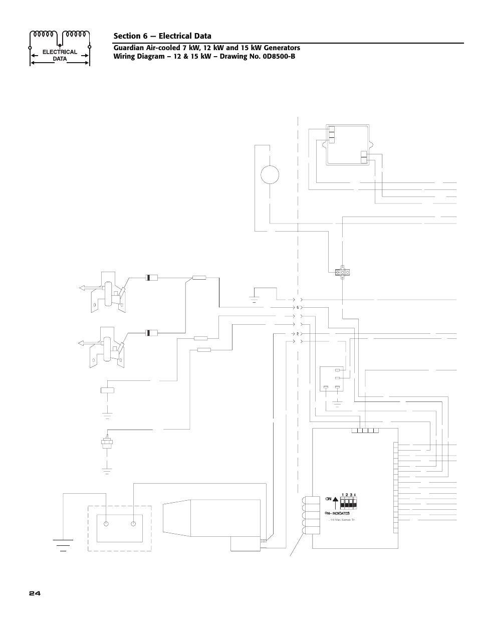 Engine wiring | Generac Power Systems 04758-0 User Manual | Page 26 / 56