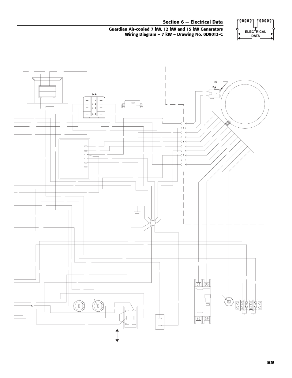 Connection customer, Control panel box | Generac Power Systems 04758-0 User Manual | Page 31 / 56