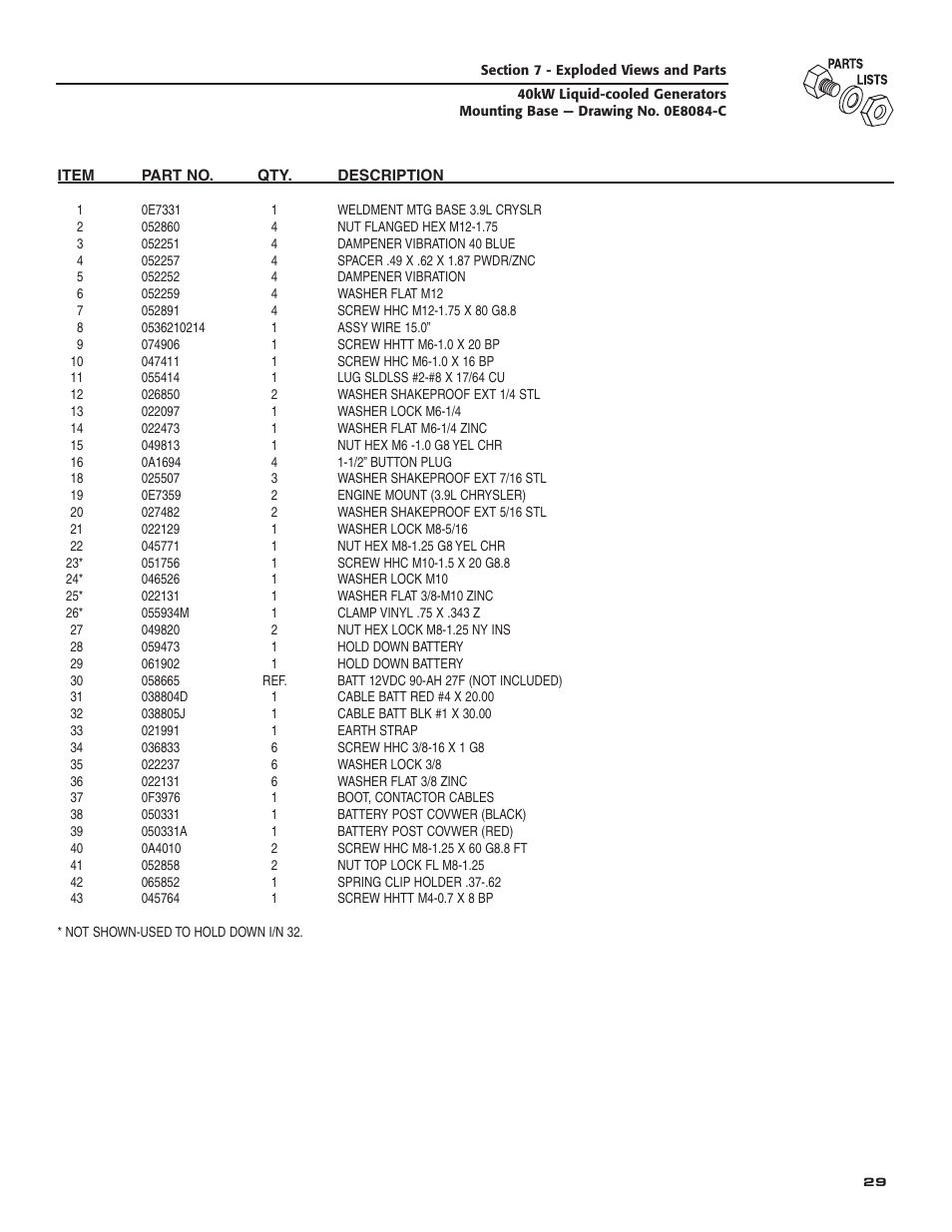 Generac Power Systems 005012-1 User Manual | Page 31 / 48