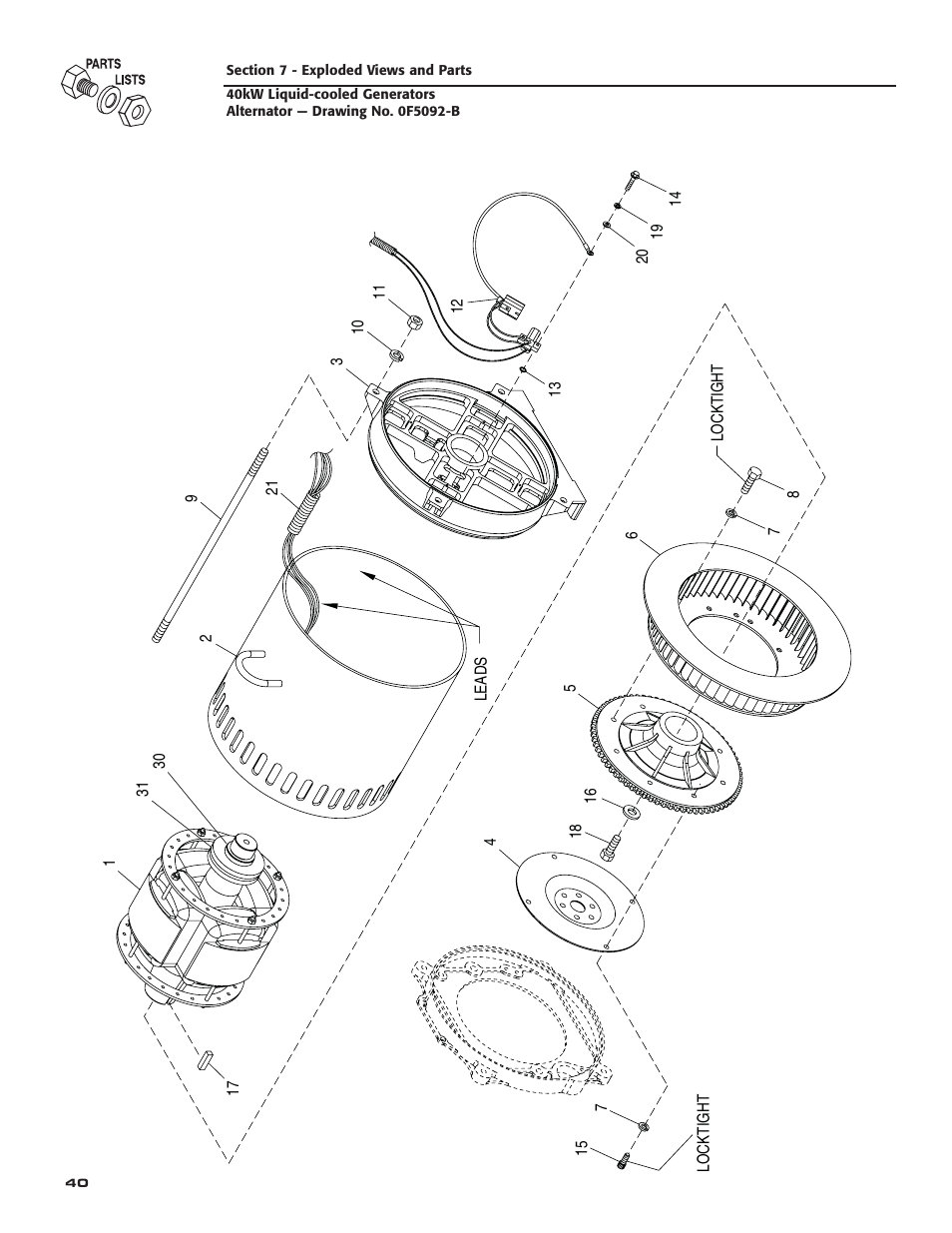 Generac Power Systems 005012-1 User Manual | Page 42 / 48