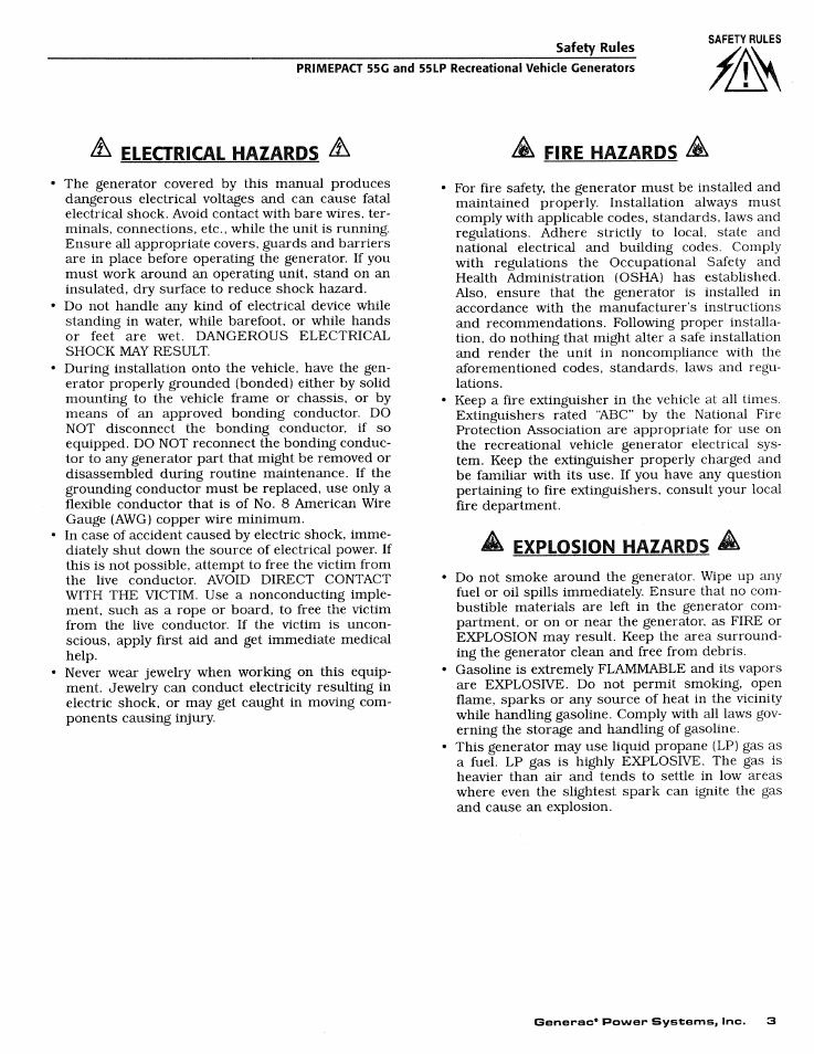 Generac Power Systems NP Series User Manual | Page 5 / 56