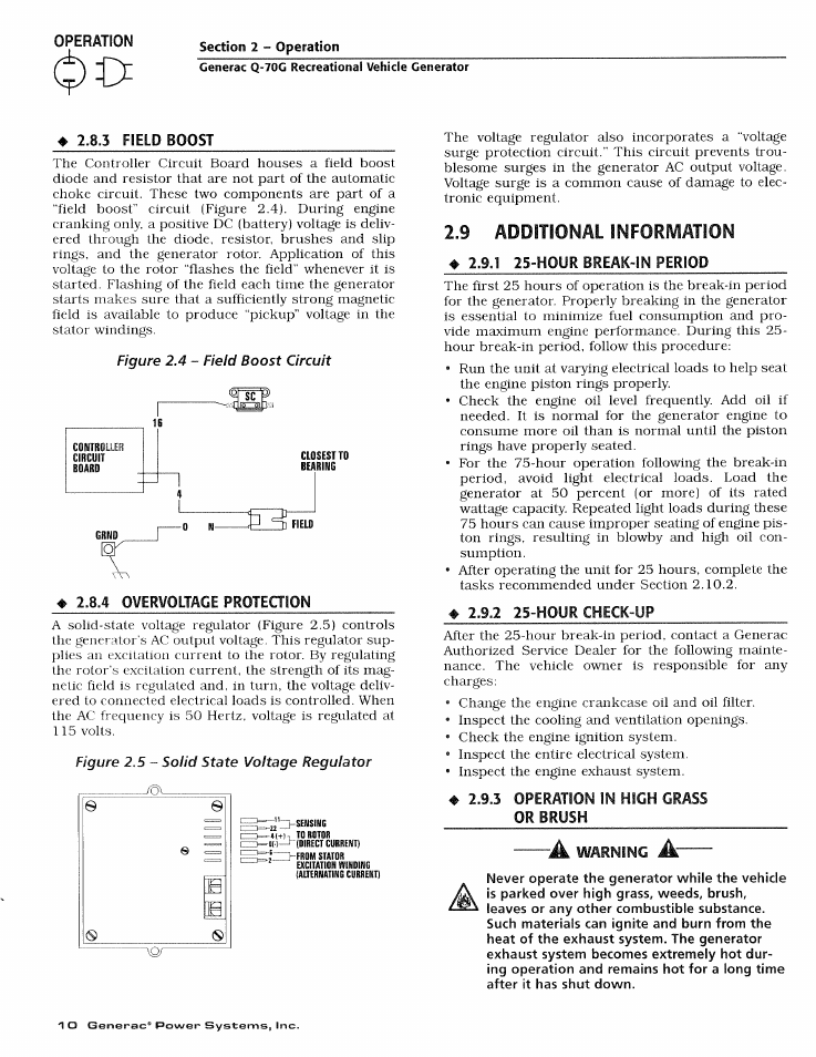 9 additional inforiviaiion, Additional information | Generac Power Systems 0784-1 User Manual | Page 12 / 32
