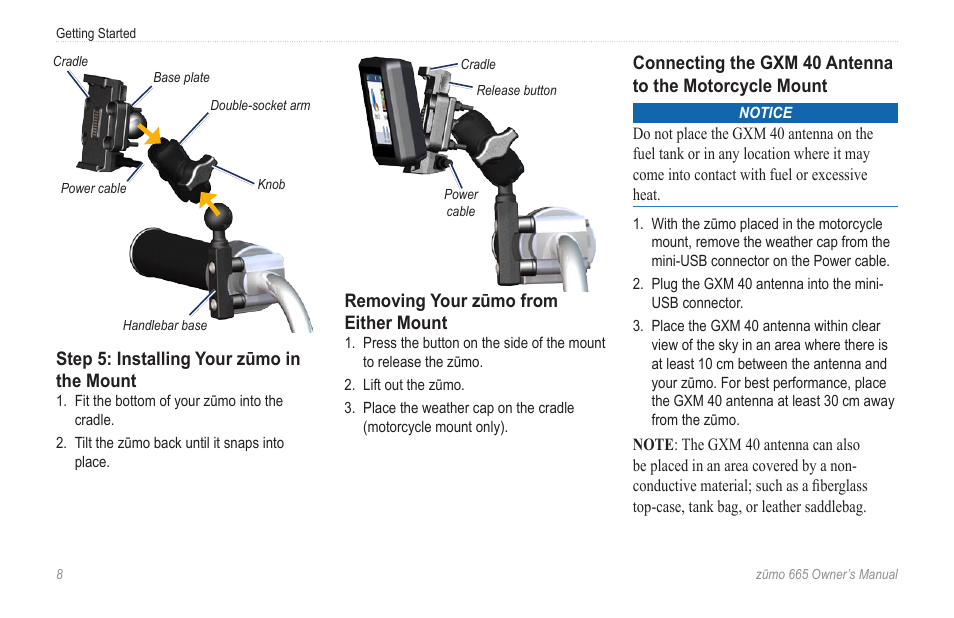 Garmin zumo 665 User Manual | Page 10 / 56