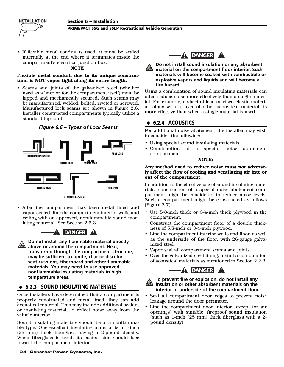 Generac Power Systems 009592-5 User Manual | Page 26 / 60