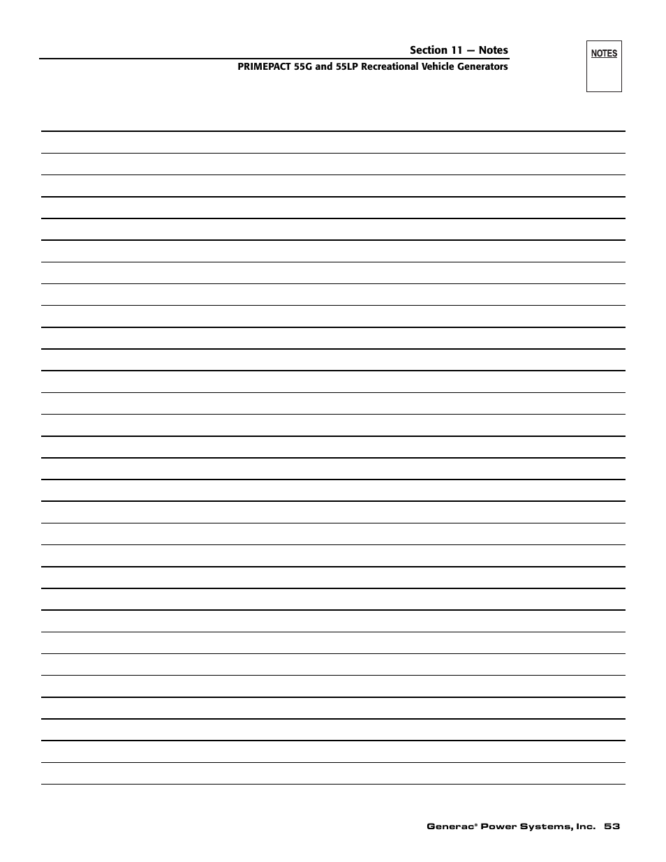 Generac Power Systems 009592-5 User Manual | Page 55 / 60