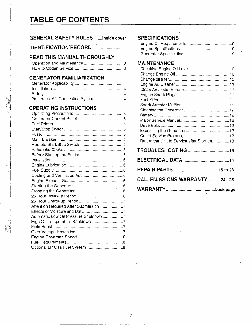 Generac Power Systems 0595-0 User Manual | Page 4 / 28
