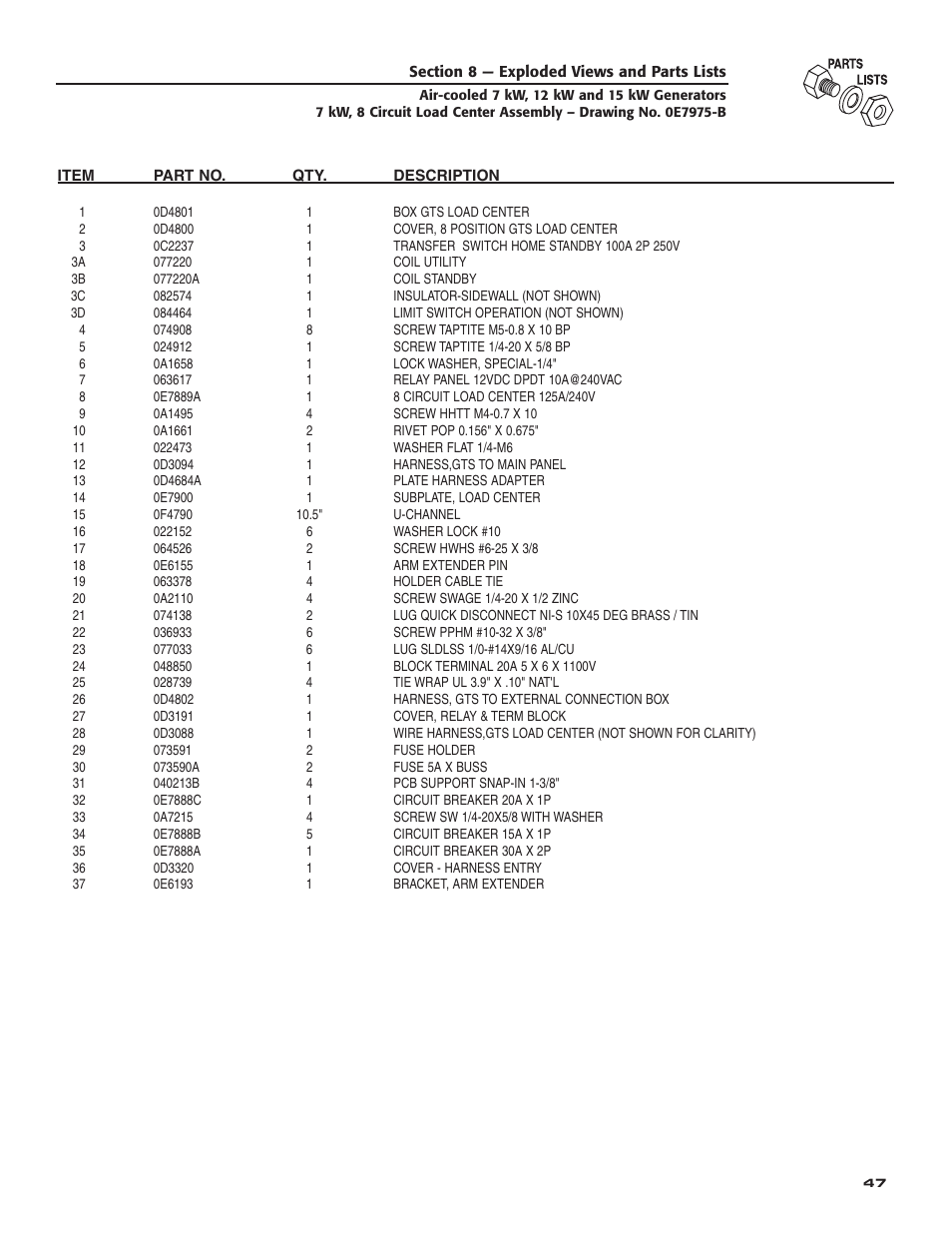 Generac Power Systems 04389-3 User Manual | Page 49 / 68