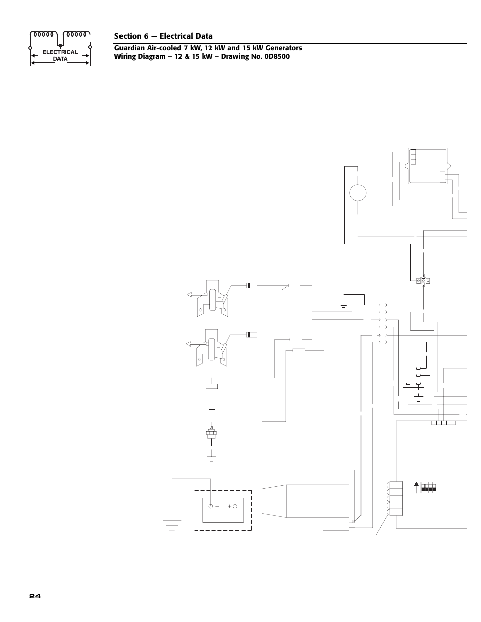 Engine wiring | Generac Power Systems GUARDIAN 04758-0 User Manual | Page 26 / 56