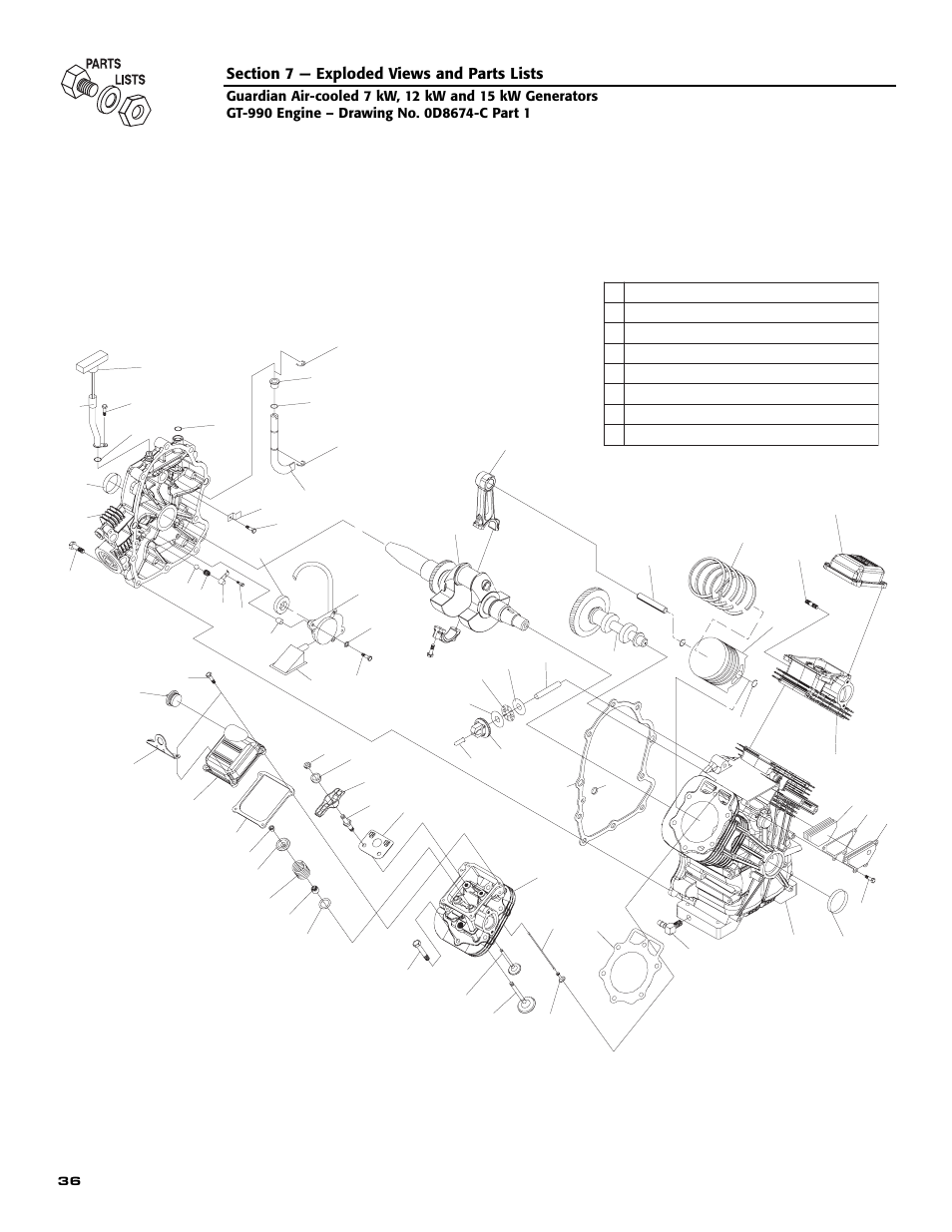 Kit contains | Generac Power Systems GUARDIAN 04758-0 User Manual | Page 38 / 56