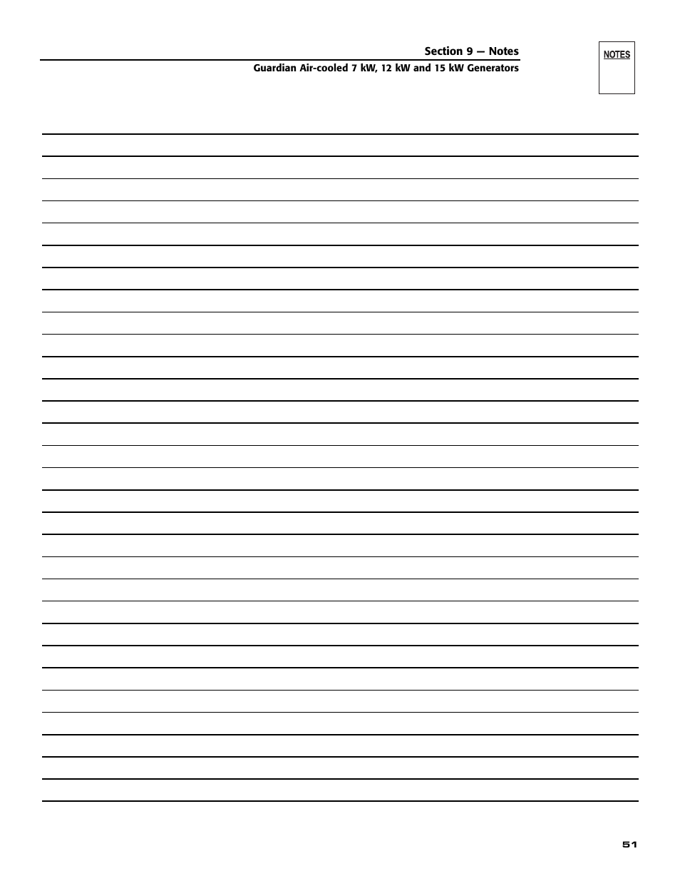 Generac Power Systems GUARDIAN 04758-0 User Manual | Page 53 / 56