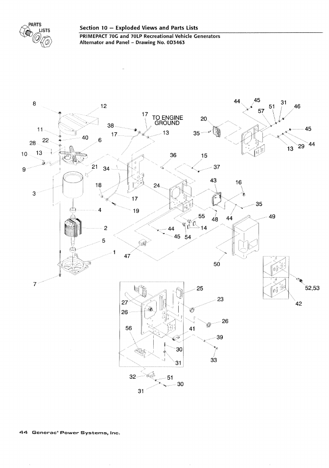 Generac Power Systems 000595-1 User Manual | Page 46 / 56