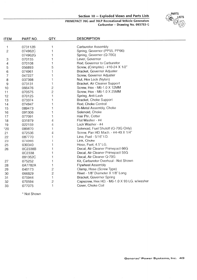 Generac Power Systems 000595-1 User Manual | Page 51 / 56