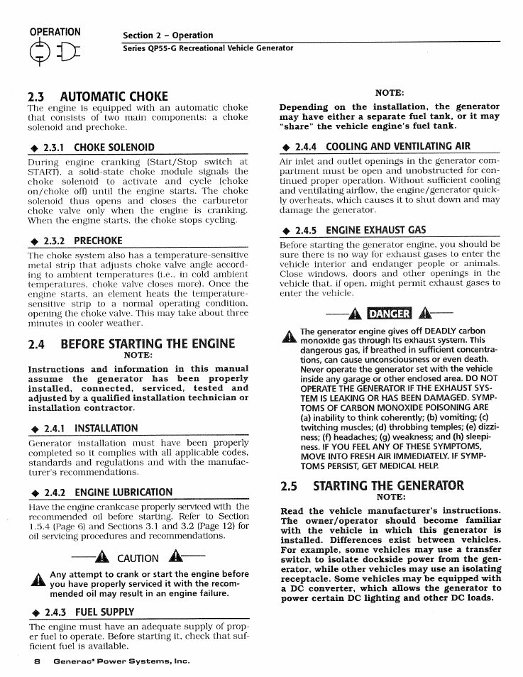 Generac Power Systems 00862-2 User Manual | Page 10 / 52