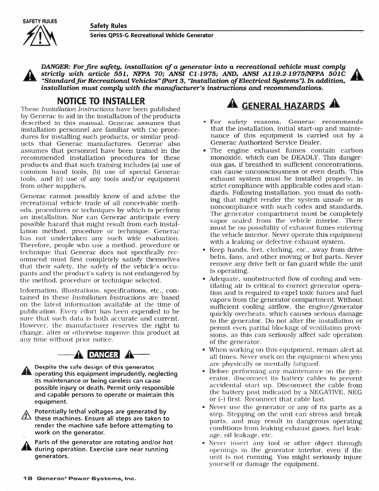 Generac Power Systems 00862-2 User Manual | Page 20 / 52