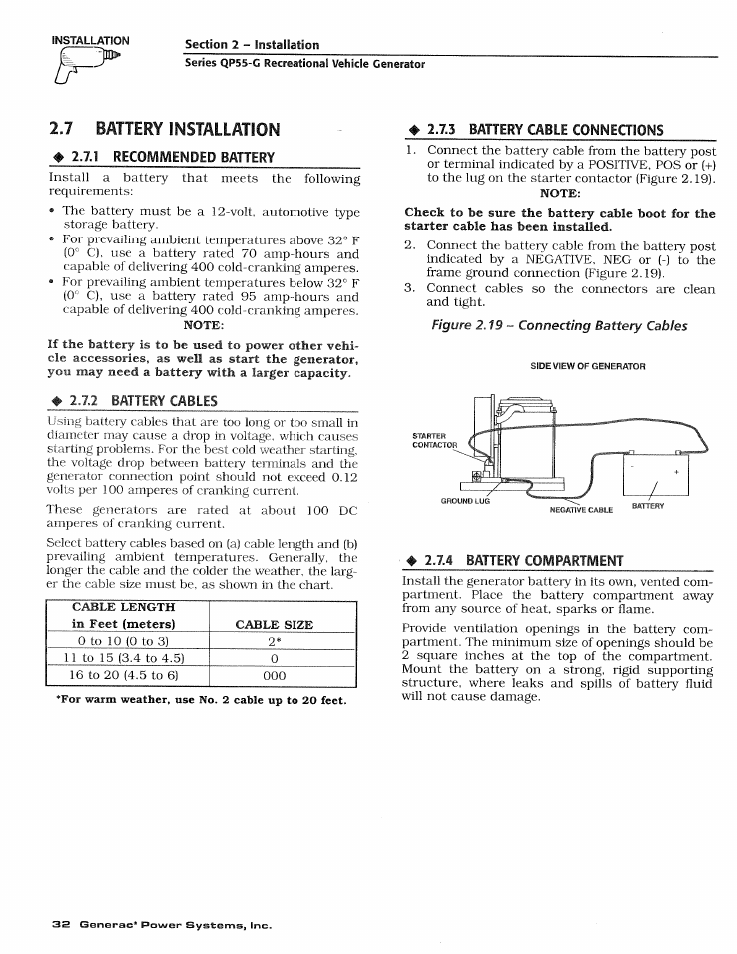 For warm | Generac Power Systems 00862-2 User Manual | Page 34 / 52