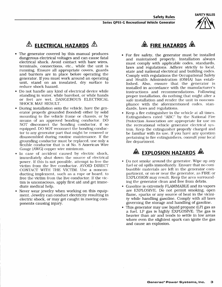 Generac Power Systems 00862-2 User Manual | Page 5 / 52