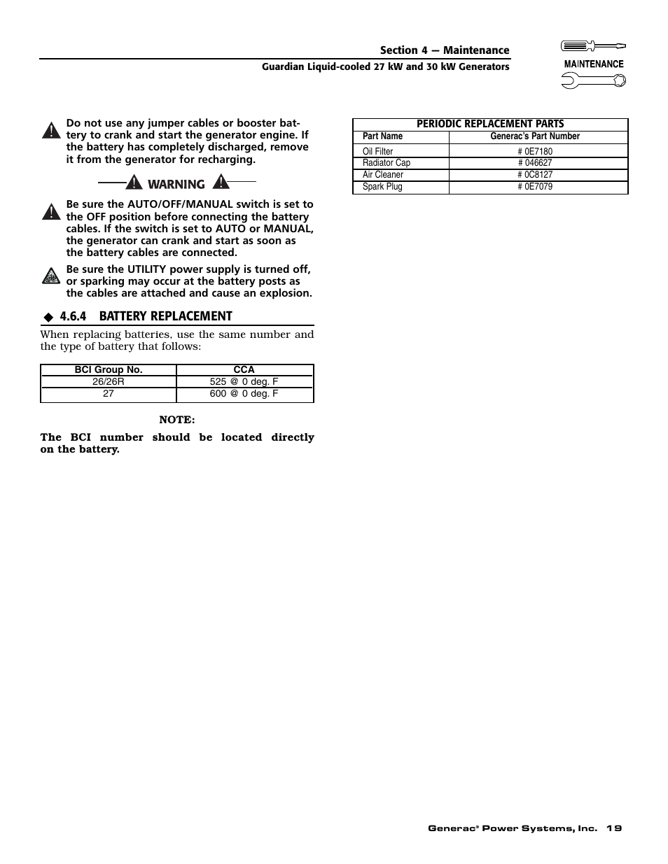 Generac Power Systems 004988-2 User Manual | Page 21 / 48