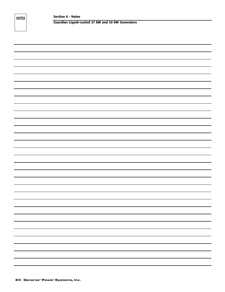 Generac Power Systems 004988-2 User Manual | Page 26 / 48