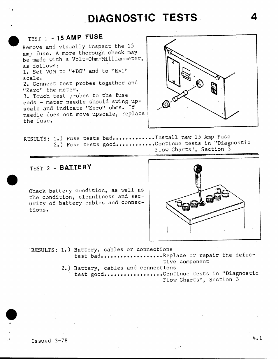 Diagnostic tests | Generac Power Systems TXP User Manual | Page 22 / 91