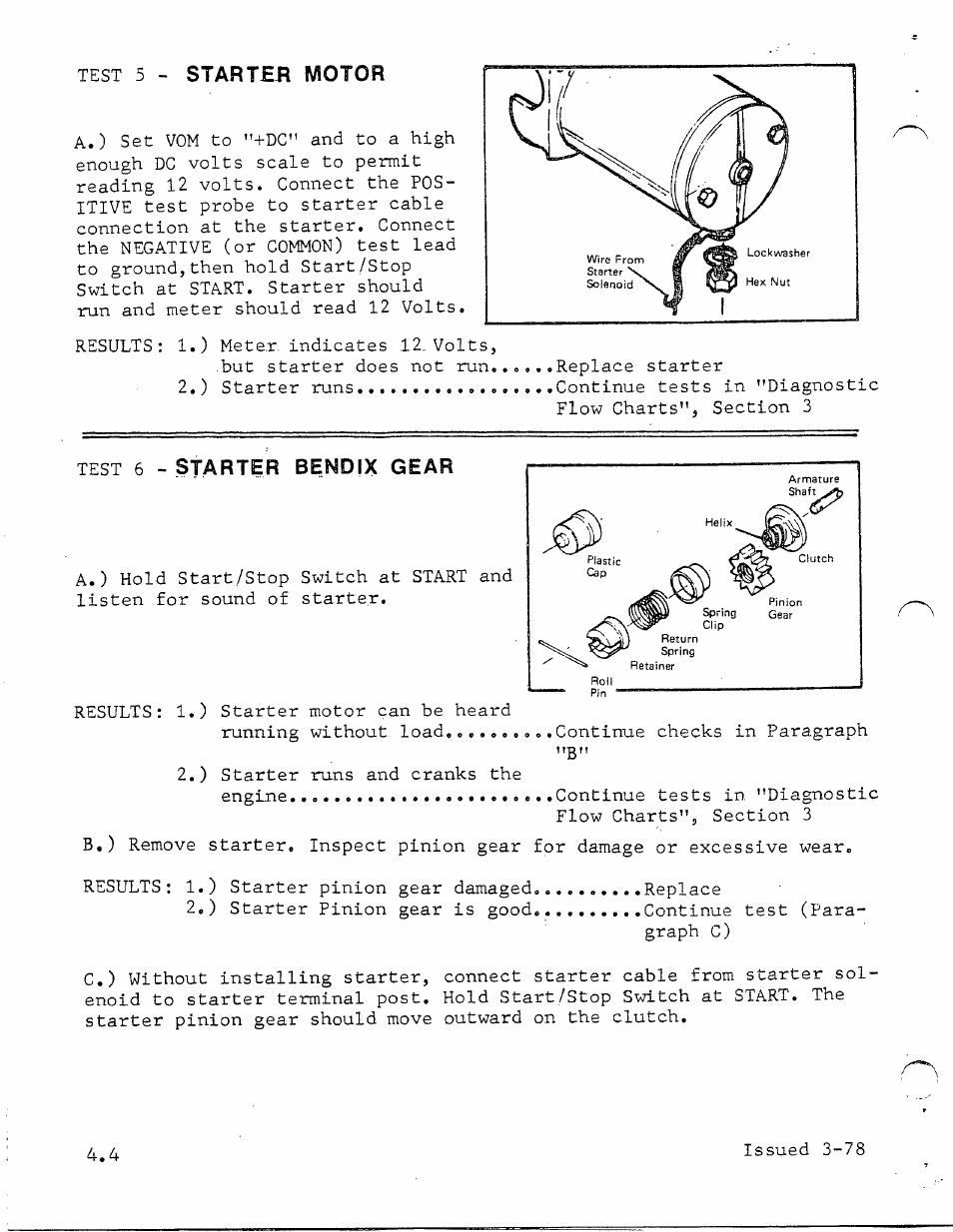 Test 5, 4 issued 3-78 | Generac Power Systems TXP User Manual | Page 25 / 91