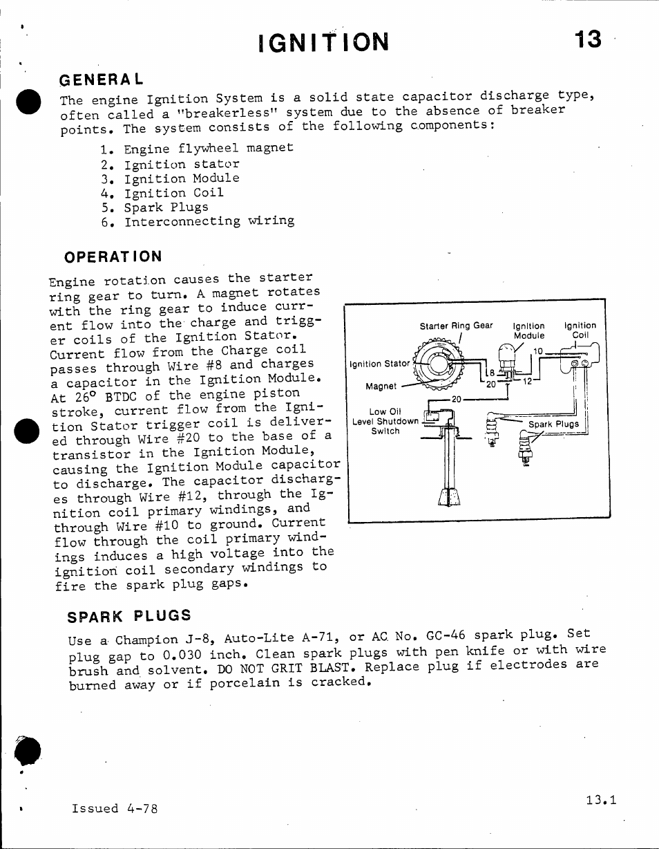 Ignition, Ignition 13 | Generac Power Systems TXP User Manual | Page 81 / 91